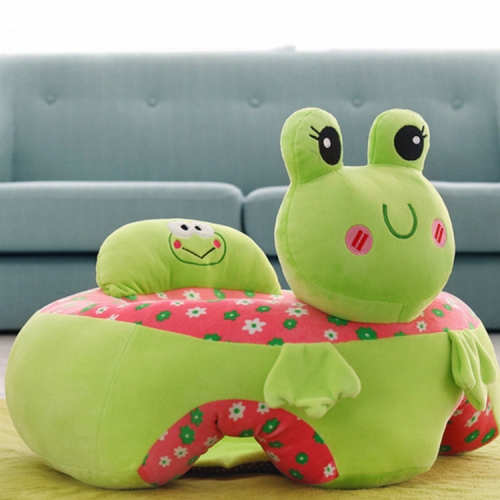 

Baby Seats Sofa Plush Support Seat Learning To Sit Baby Plush Toys, Size:45x50x29cm(Green Frog)