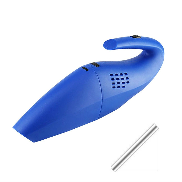 

120W Car Vacuum Cleaner Handheld High-Power Mini Cleaner Sapphire Blue Wireless With Connecting Rod