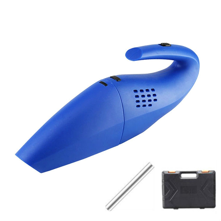 

120W Car Vacuum Cleaner Handheld High-Power Mini Cleaner Sapphire Blue Wireless With Toolbox