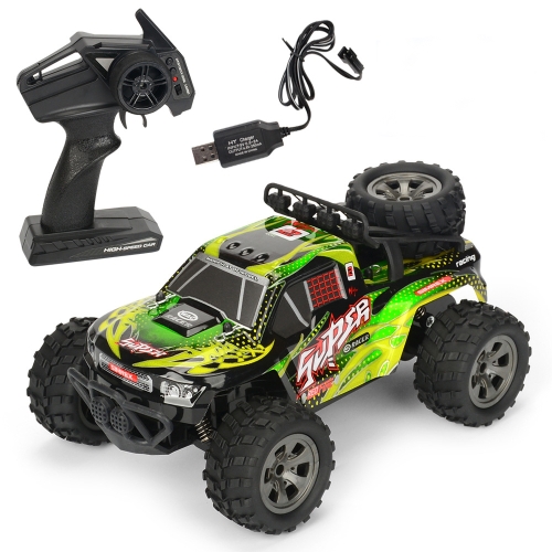 

MGRC Charging Remote Control Car 2.4G Wireless Remote Control Four-Way Cross-Country Climbing Car 1:18 Car Model(Green)