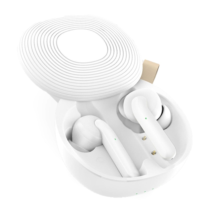 

V1 TWS Noise Cancelling Binaural Stereo Digital Display Wireless Bluetooth Earphone(Magic White)