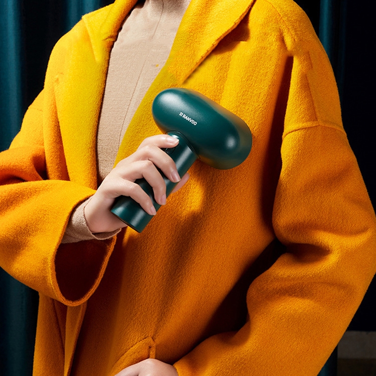 

RANVOO Rechargeable Clothing Ball Remover Electric Double Head Hair Ball Trimmer(Green)