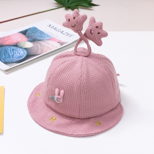 

MZ7998 Three-Dimensional Palm Baby Basin Hat Autumn Medium Thickness Baby Cotton Hat, Size: Around 44cm(Fuchsia)