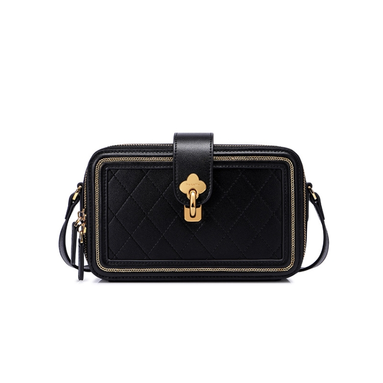

NUCELLE Autumn And Winter Single-Shoulder Casual Messenger Ladies Camera Bag, Colour: Charm Black