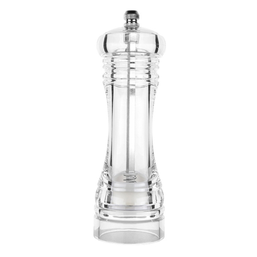 

Acrylic Transparent Pepper Grinder Manual Pepper Grinder Ceramic Core Multi-Purpose Seasoning Bottle, Specification: 6 Inch