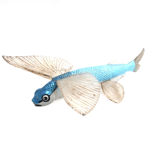 

3 PCS Simulation Marine Animal Model Ornaments Flying Fish