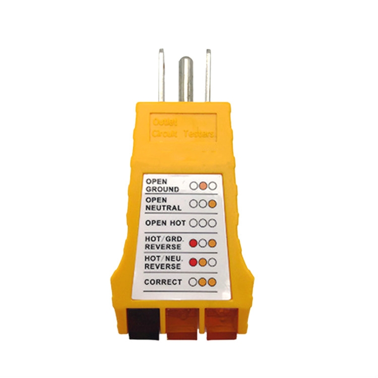 

SK300 US Plug Socket Phase Tester Three-Wire Loop Power Socket Tester