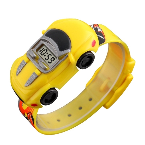 

SKMEI 1241 Fashion Cute Cartoon Car Children Digital Watch(Yellow)
