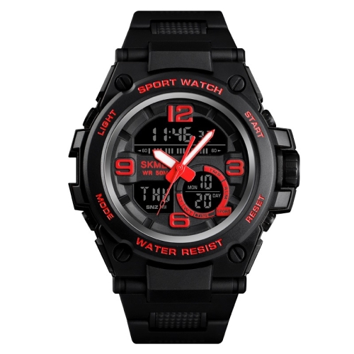 

SKMEI 1452 Outdoor Sports Electronic Watch Multifunctional Waterproof Watch(Red)