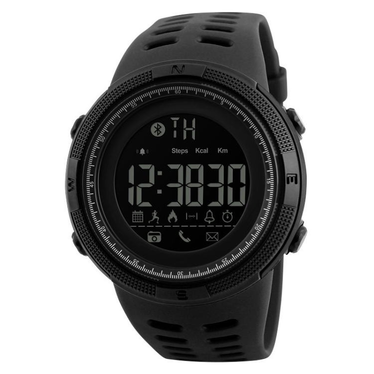 

SKMEI 1250 Men Outdoor Waterproof Sports Digital Watch Multi-Function Watch(Black)