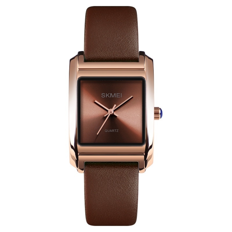 

SKMEI 1432 Ladies Fashion Watch Matte Waterproof Quartz Watch(Brown)