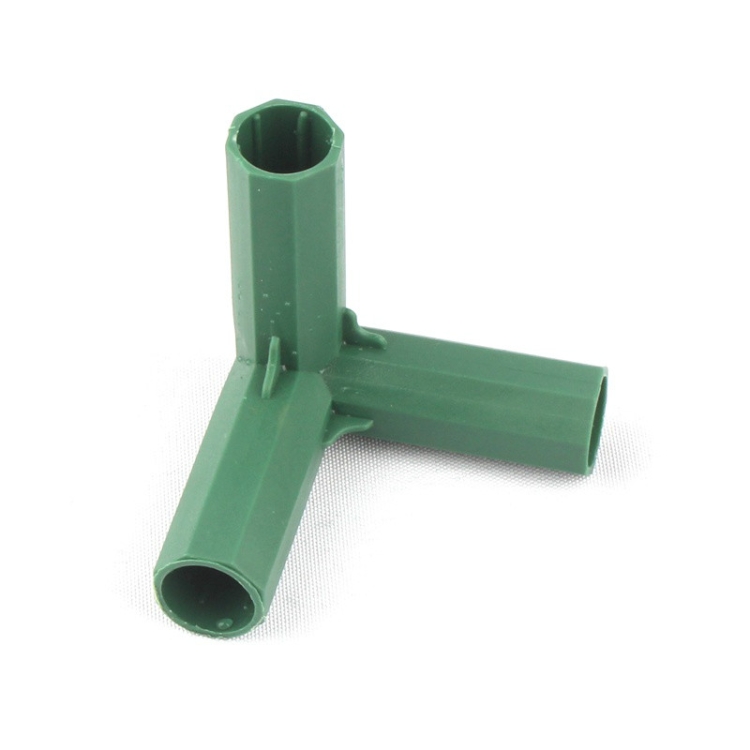 

2 PCS 16mm Plastic Gardening Pillar Connectors Vegetable Garden Climbing Plants Bracket Awning Pipe Pole Connecting Joints(Right Angle Tee)
