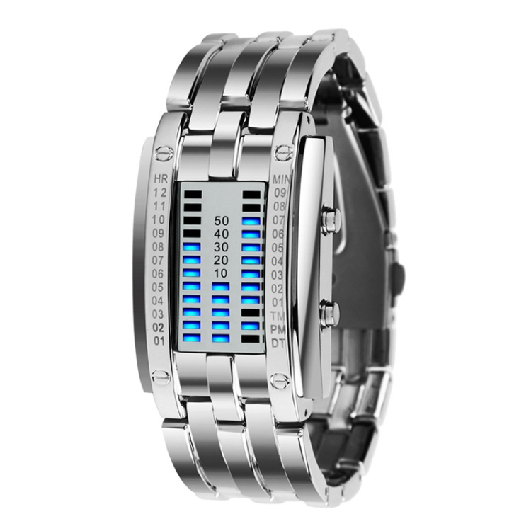 

SKMEI 0926 Fashion Couple Men Watch Sports Waterproof Electronic Watch For Women(Silver)