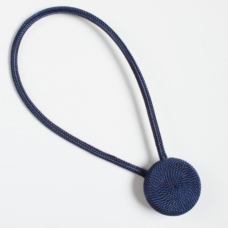 

CK08 4 PCS All-Match Curtain Magnetic Buckle Free Installation Simple Curtain Strap(Navy)