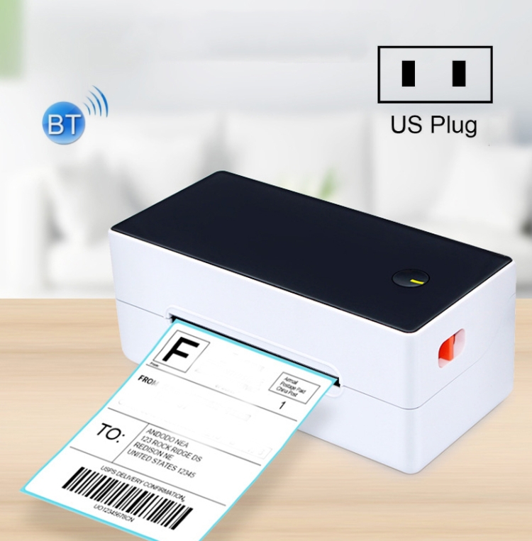 

TDL403 Thermal Printer Express Electronic Label Printer, Model: USB+Bluetooth US Plug 220V