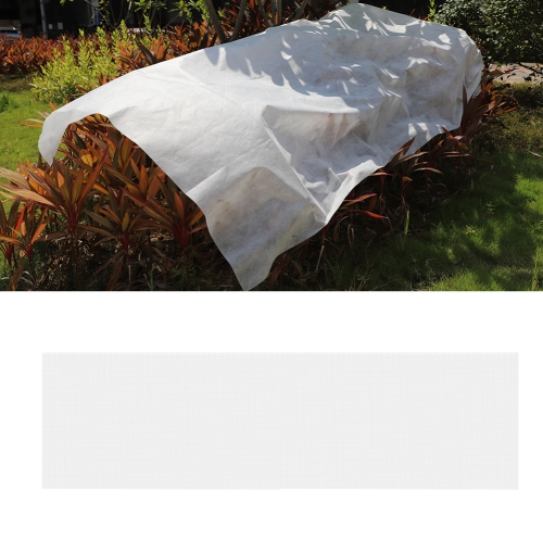 

Non-Woven Plant Cover Winter Insulation Moisturizing Cold Protection Plants Cover Cloth, Size: 3x9m(White)