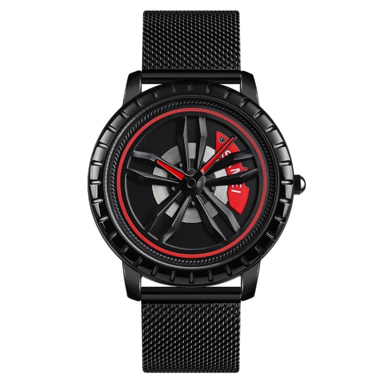 

SKMEI 1634 Men Waterproof Watch Fashion Quartz Watch(Black Mesh Belt)