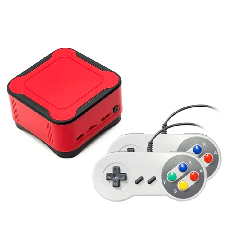 

M12 Mini Cube Arcade Game Console HD TV Game Player Support TF Card with Gray Controllers 128G