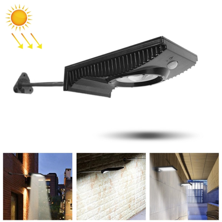 

Solar Wall-mounted Lamp Outdoor Garden Waterproof Human Body Sensor Street Light