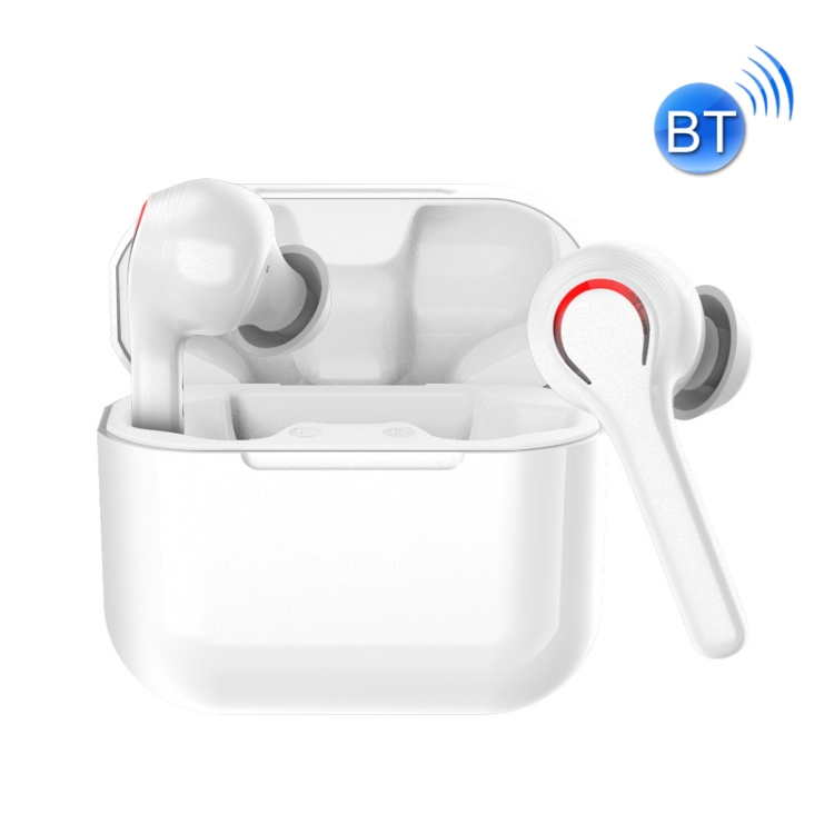 

A6 TWS Noise Cancelling Sports Mini In-Ear Digital Display Wireless Bluetooth Earphone(White)