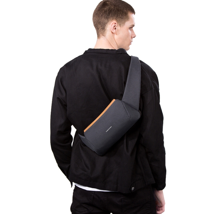 

KINGSONS KS3208W Sports Chest Bag Water-Repellent Multi-functional Shoulder Messenger Bag(Dark Gray)