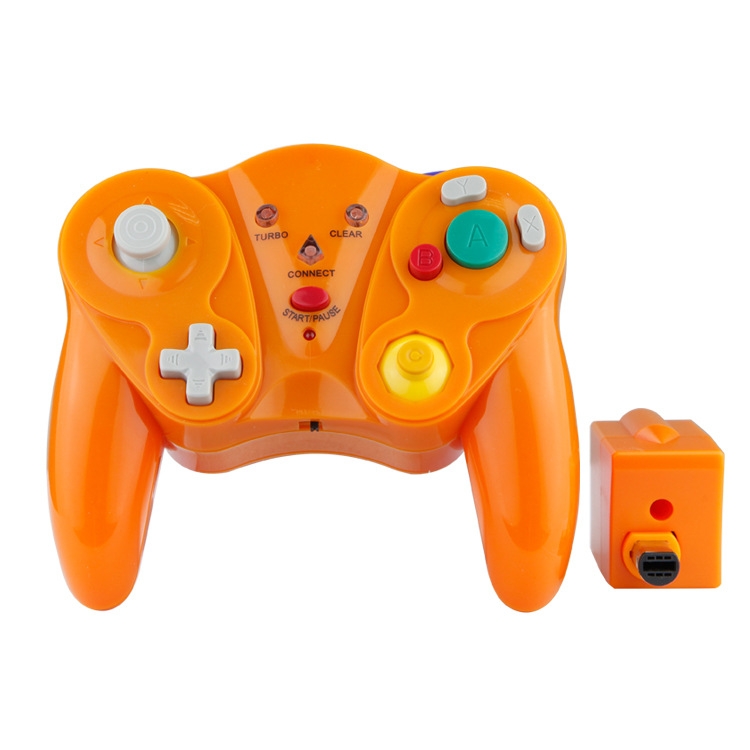 

HY-5201 2.4HGz Wireless Gamepad For Nintendo NGC, Color of the product: Orange