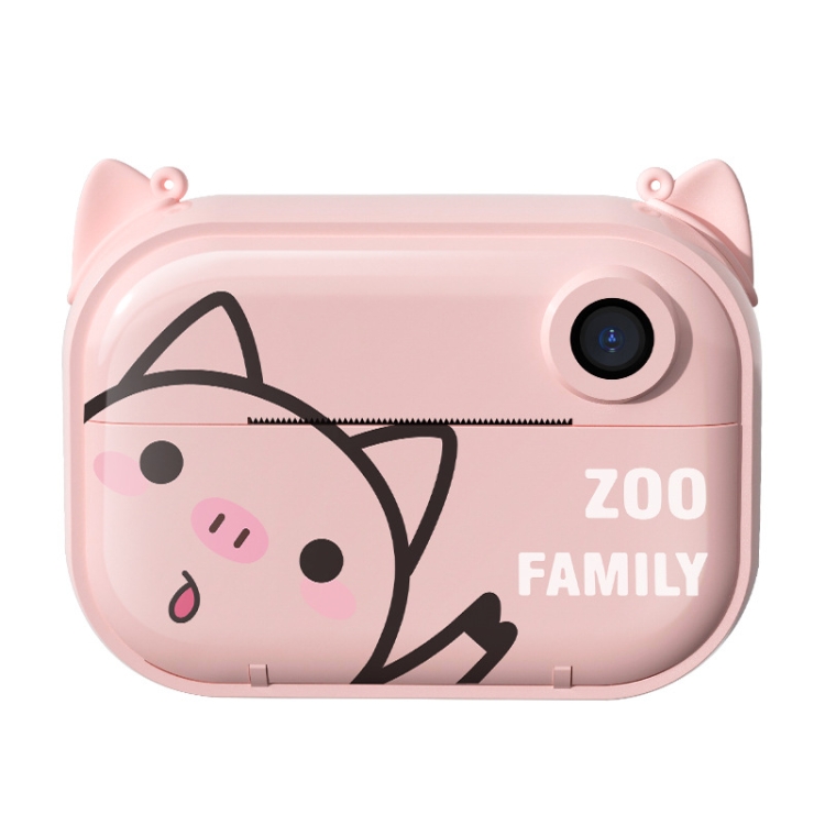 

C3 Pink Piggy No Card Shoot & Printing Thermal Printing Children Digital Camera