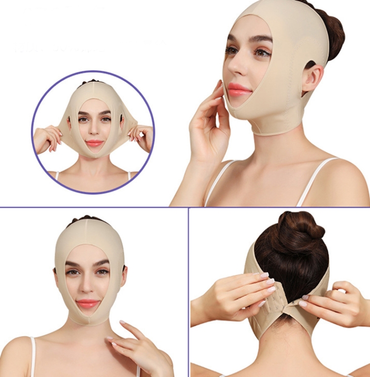 

076 L Size Enhanced Version For Men And Women Face-Lifting Bandage V Face Double Chin Shaping Face Mask