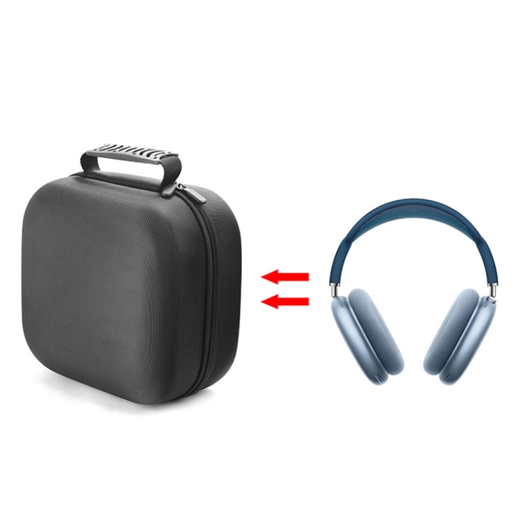 

Shockproof Storage Handbag Dust-Resistant Protective Carrying Case for Airpods Max Wireless Headphones(Black)