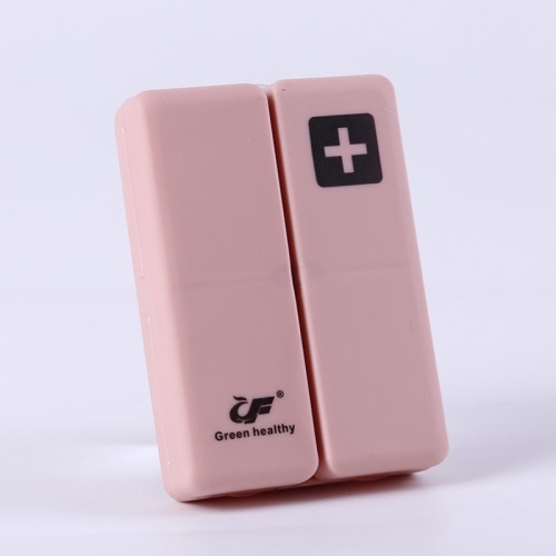 

3 PCS Folding Portable Sealed and Dispensing Small Pill Box(Pink)