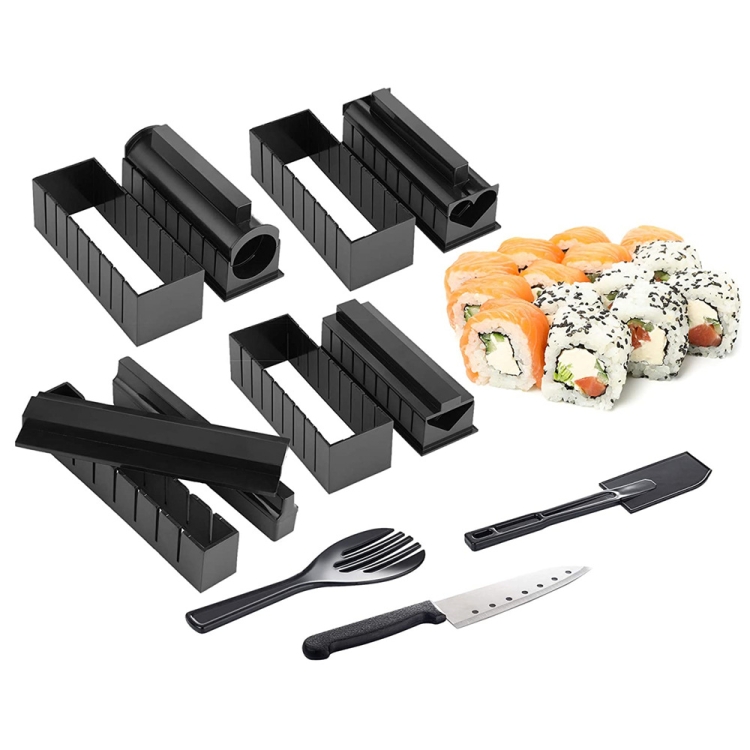 

11 in 1 Sushi Mold With Sushi Knife Rice Ball Mold DIY Home Creative Sushi Roll Set