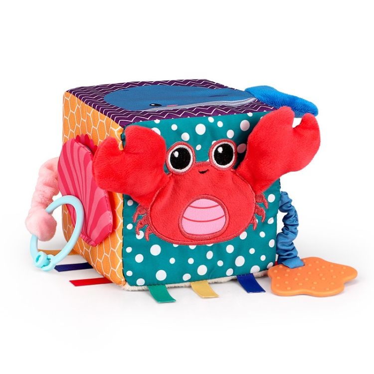 

Baby Fun Cube Ball Intelligence Development Bedside Pendant Hand Grab Plush Toy