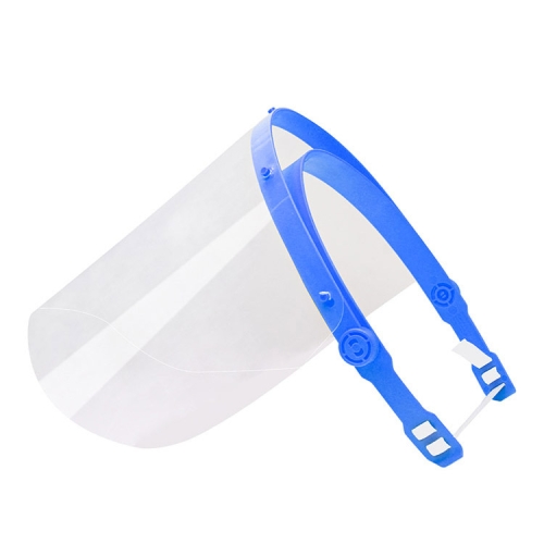 

10 PCS Plastic Transparent Oil-Proof Fog-Proof Face Shield For Cycling Isolation Sputum-Proof Protective Face Shield(Frame + Face Screen + Opp Bag)