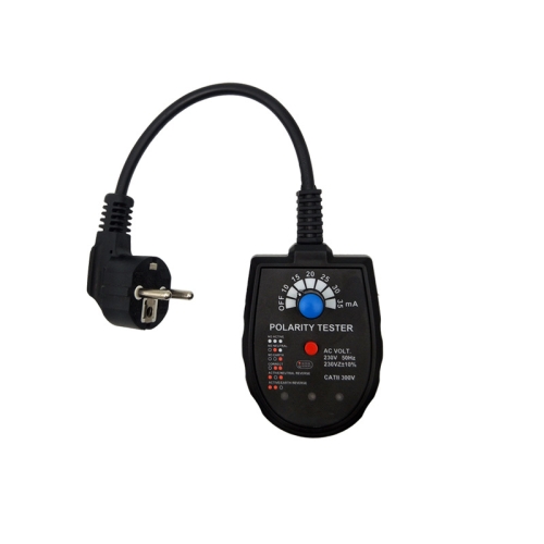 

S2001 Socket Phase Detector Multi-Function Three-Phase Loop Socket Circuit Leakage Detector, EU Plug