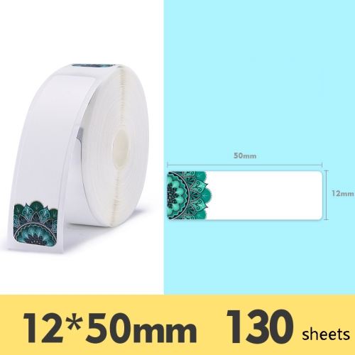 

Thermal Label Paper Commodity Price Label Household Label Sticker for NIIMBOT D11(Blue White Rhyme)