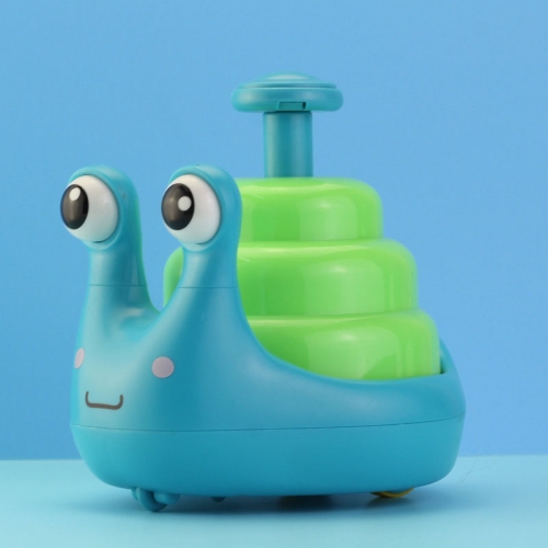 

3 PCS Baby Inertial Pull Back Toy Press Fun Animal Pet Toy, Colour: Snail (Blue)