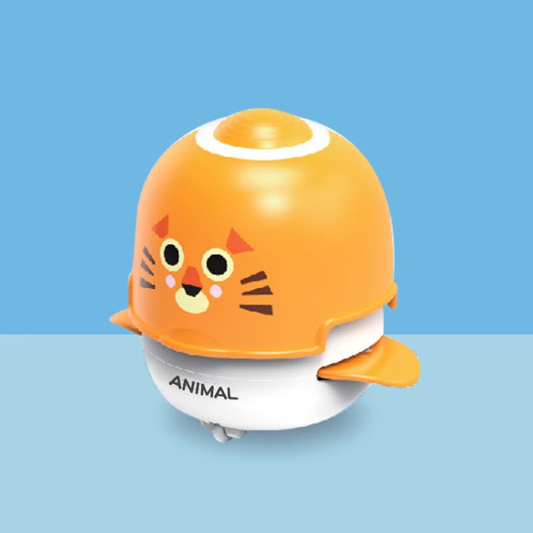 

3 PCS Baby Inertial Pull Back Toy Press Fun Animal Pet Toy, Colour: Lion (Orange)