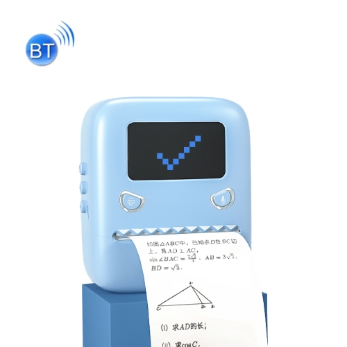 

Student Homework Mistakes Collections Thermal Printer Mini Smart Bluetooth Portable Printer(Blue)