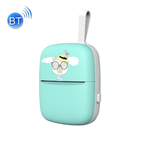 

Portable Mini Thermal Printer Bluetooth Mobile Phone Photo Pocket Printer(English Version (Blue))