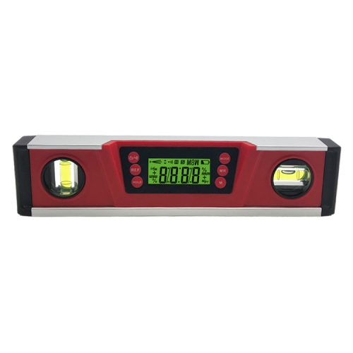 

DL136 Digital Display Level Aluminum Alloy Multifunctional Magnetic High Precision Digital Angle Ruler(Red )