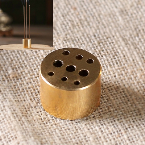 

5 PCS Copper Nine-hole Incense Stick Incense Plate Incense Porous Incense Burner, Size:Small
