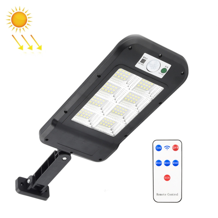 

Solar Wall Light Outdoor Waterproof Human Body Induction Garden Lighting Household Street Light 8 x 16LED With Remote Control