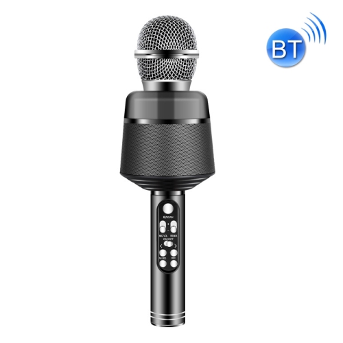 

Q008 Mobile Phone Karaoke Condenser Microphone Wireless Bluetooth Live Microphone(Black)