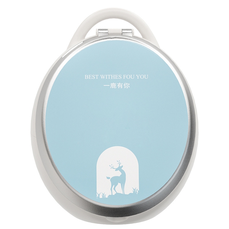 

Desktop Cosmetic Storage Box With LED Light With Mirror, Colour: Blue (Deluxe Edition)