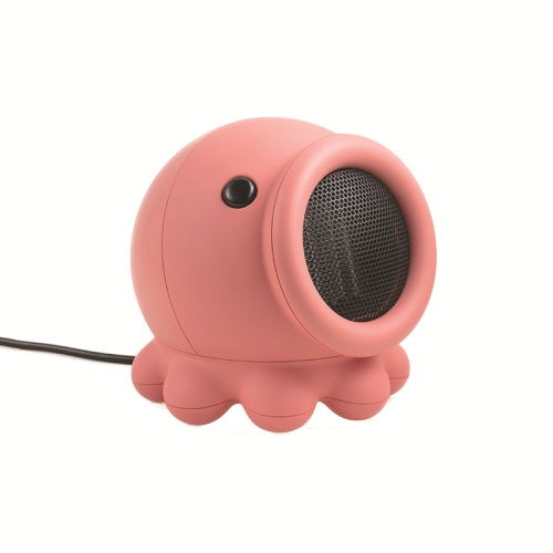 

Creative Shaking Head Heater Octopus Mini Portable Desktop Office Home Heating Electric Heater CN Plug(Pink)