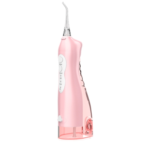 

Q1 Flushing Teeth Cleaning Device Portable Electric Water Floss Oral Rinse Machine(Pink)