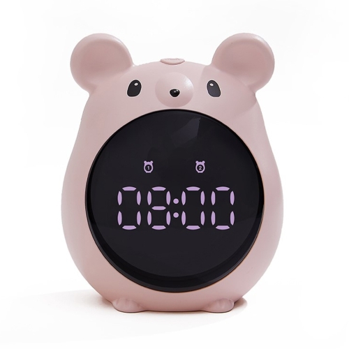 

Elf Mouse Alarm Clock Countdown Learning Time Management Student And Child Cartoon Clock(Pink)