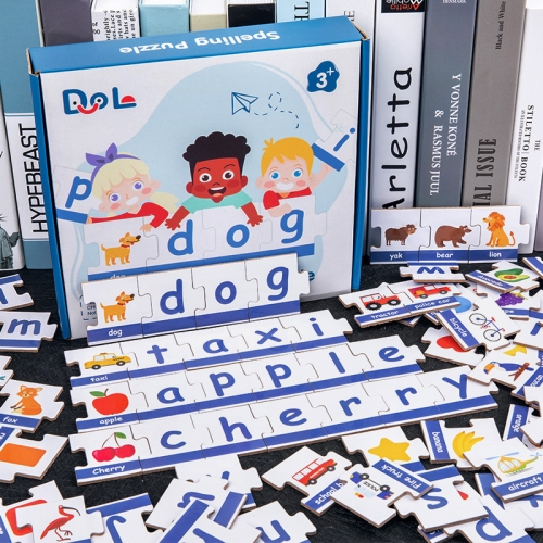 

XBL-001 Word Spelling Letter Recognition English Enlightenment Children Early Education Puzzle Toys 90 PCS Cards