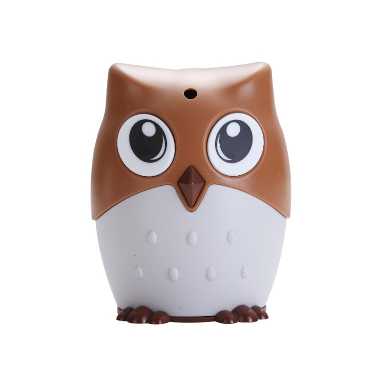 

2 PCS Plastic Owl Press Type Automatic Toothpick Box(Orange)