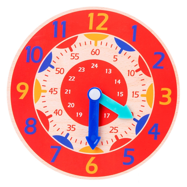 

KBX-974 5 PCS Time Cognition Digital Clock Children Early Education Toy(Red)